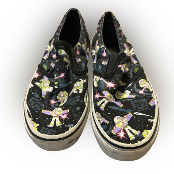 Vans x Disney Pixar Buzz Lightyear Slip-On Sneakers | Women’s 5 / Men’s 4 - Picture 2 of 8